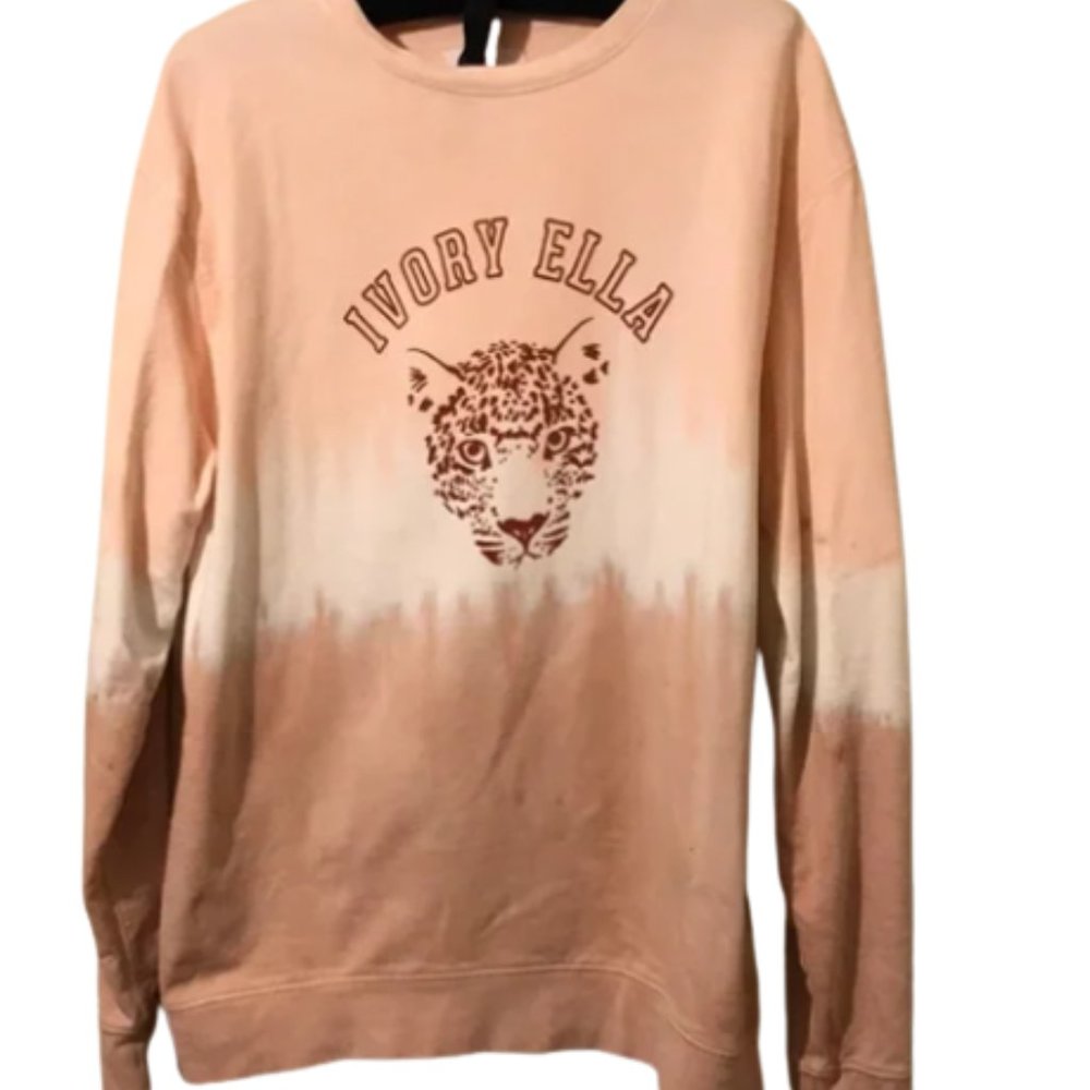 Ivory Ella 100% Organic Cotton Sweatshirt size medium EUC